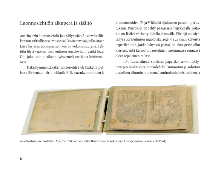 A few pages from the book