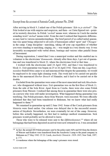 A few pages from the book