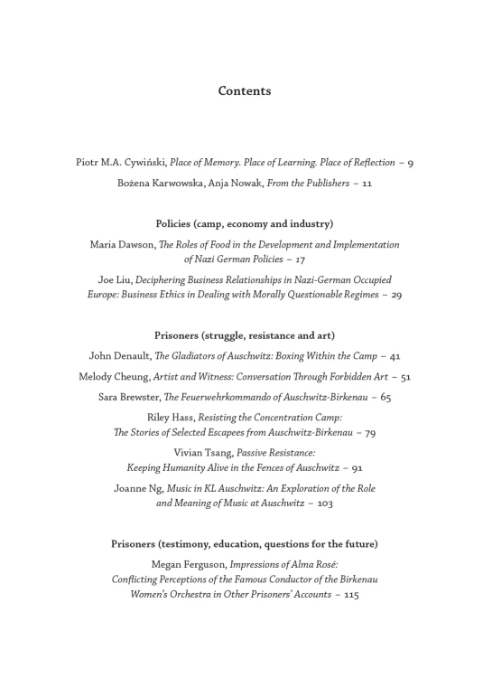 A few pages from the book