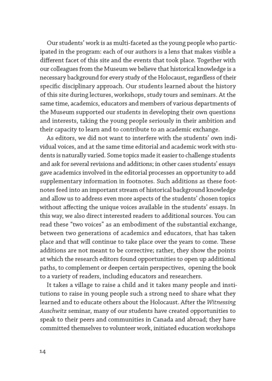 A few pages from the book