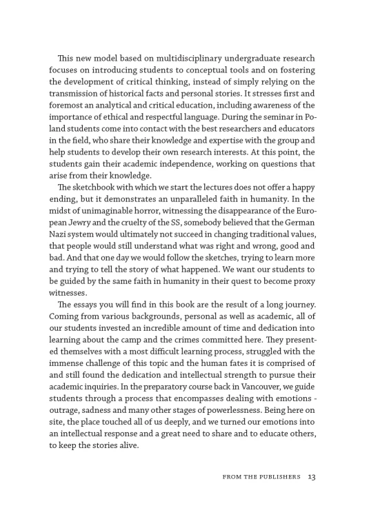 A few pages from the book