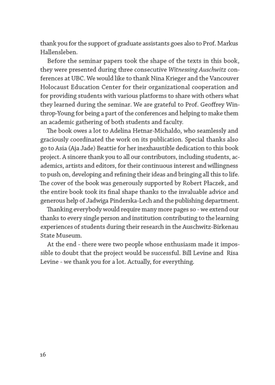 A few pages from the book