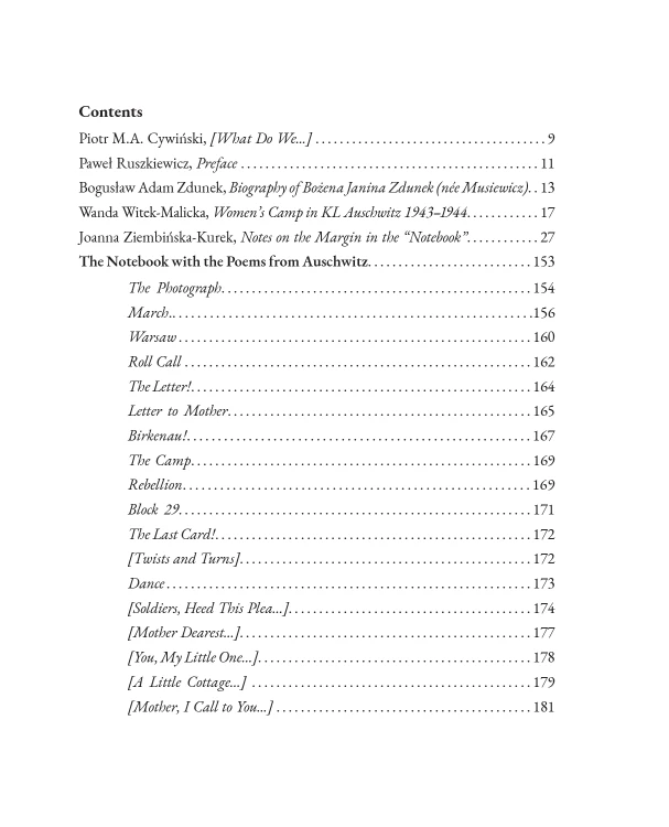 A few pages from the book