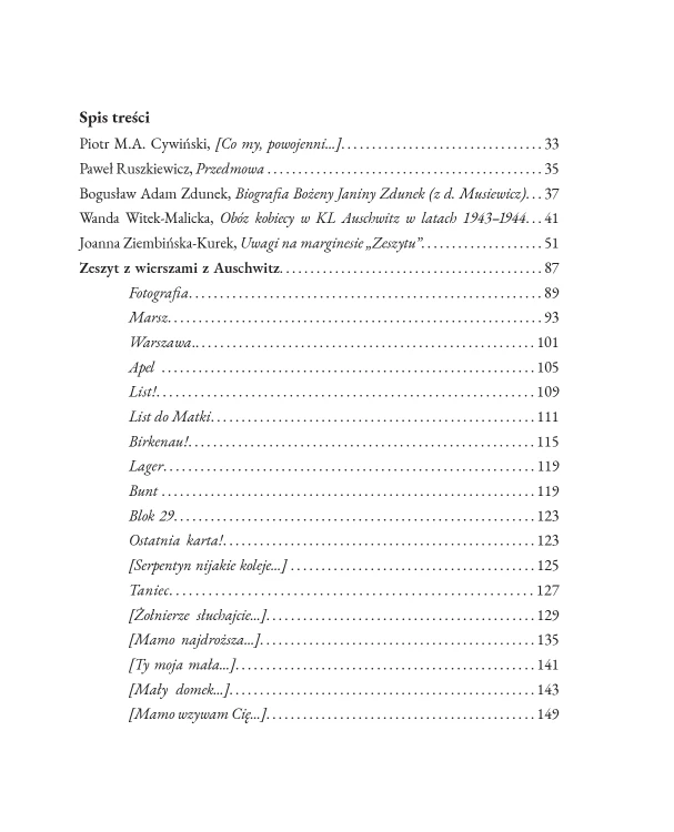 A few pages from the book